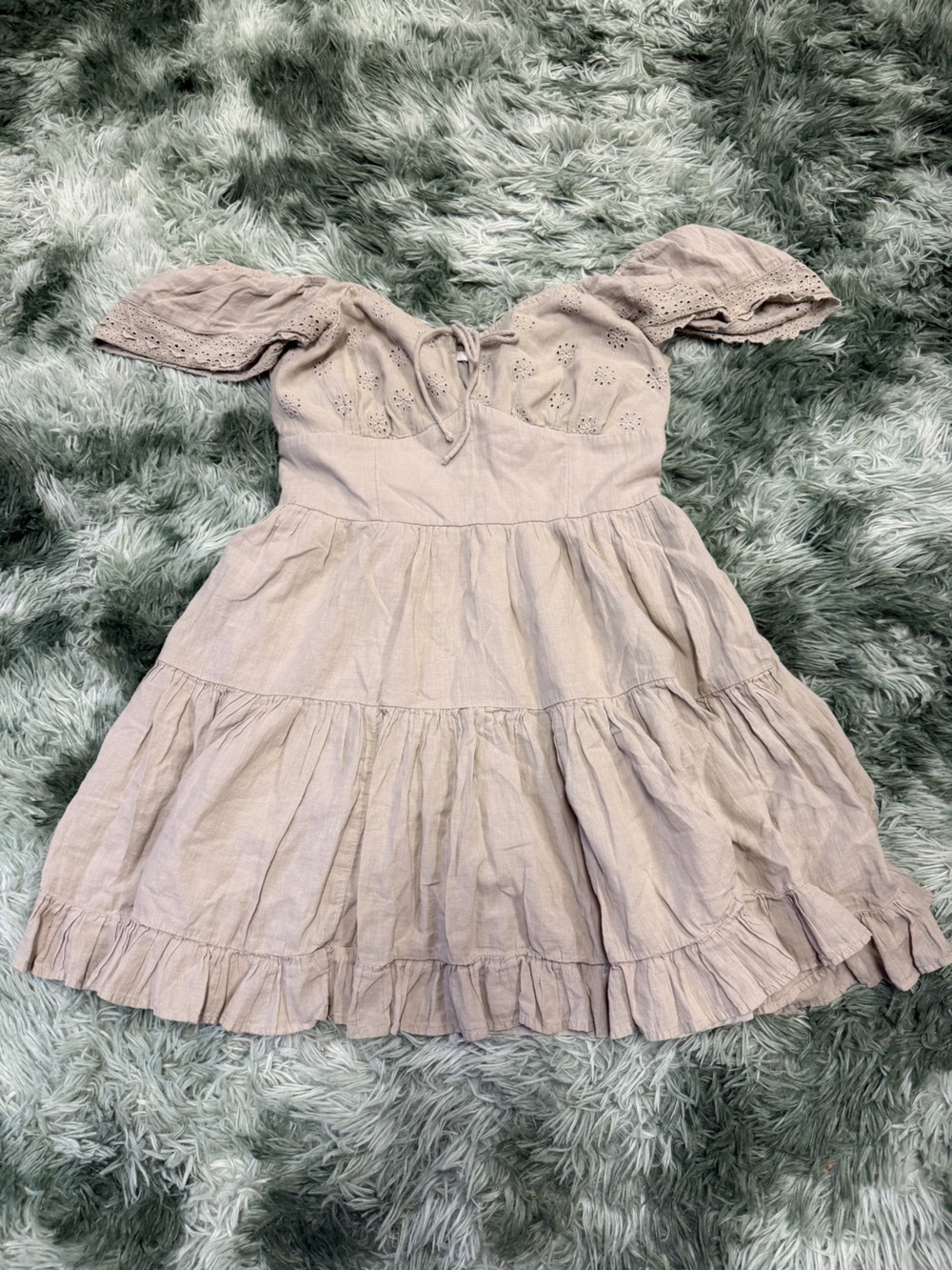 american eagle pastel green sundress